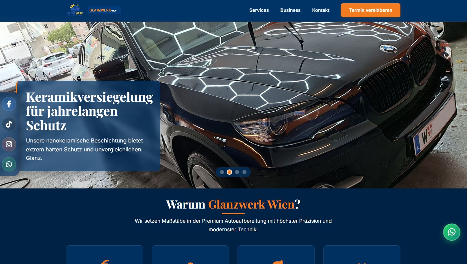 Glanzwerk Wien Hand Autwäsche